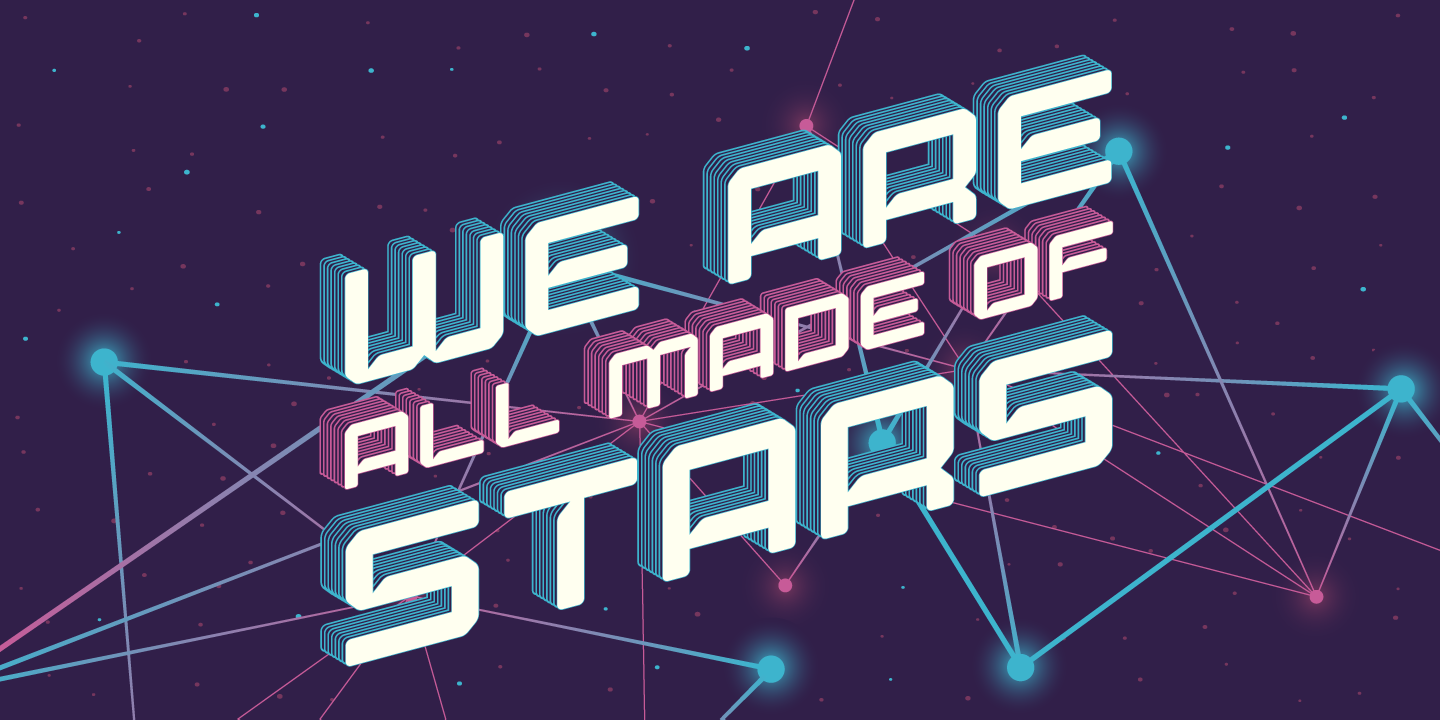 Lost in space Regular Font preview